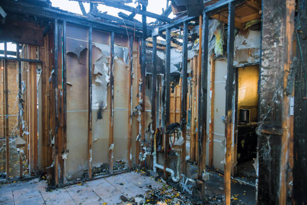Professional Fire Damage Removal technician working in Daphne, AL